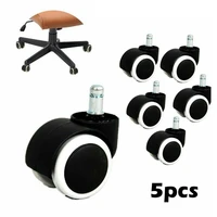 5pcs office home chair casters soft wheel swivel wood furniture replacement
