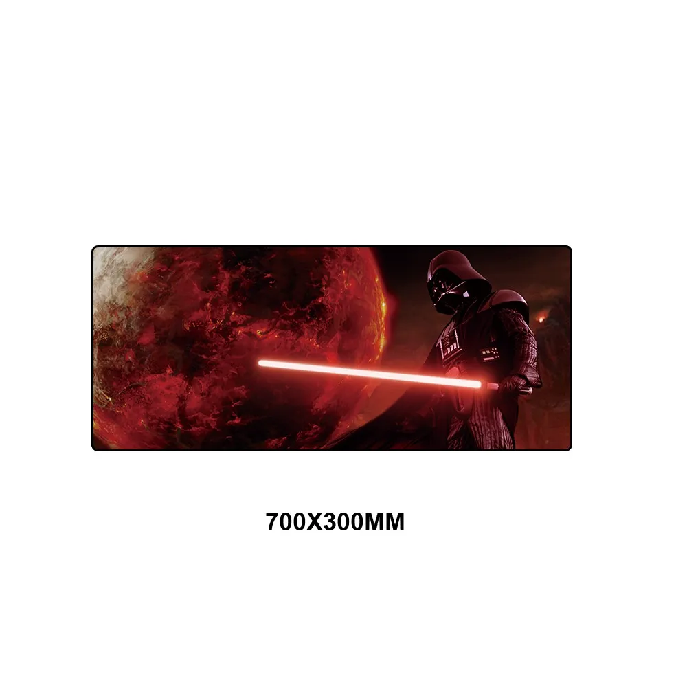 StarWars-041 700x300 мм коврик для мыши «Звездные войны» коврик для мыши XL Grande большой игровой коврик для мыши Натуральный каучук ноутбук для геймеров коврик для мыши ПК настольный коврик для мыши - Цвет: StarWars-041