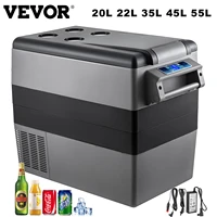 vevor 20l 22l 35l 45l 55l mini fridge small freezer 12v portable refrigerator compressor car cooler for home vehicles truck boat