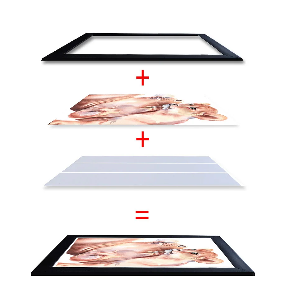 DIY фоторамка Алмазная картина рамка настенная художественная большая холст