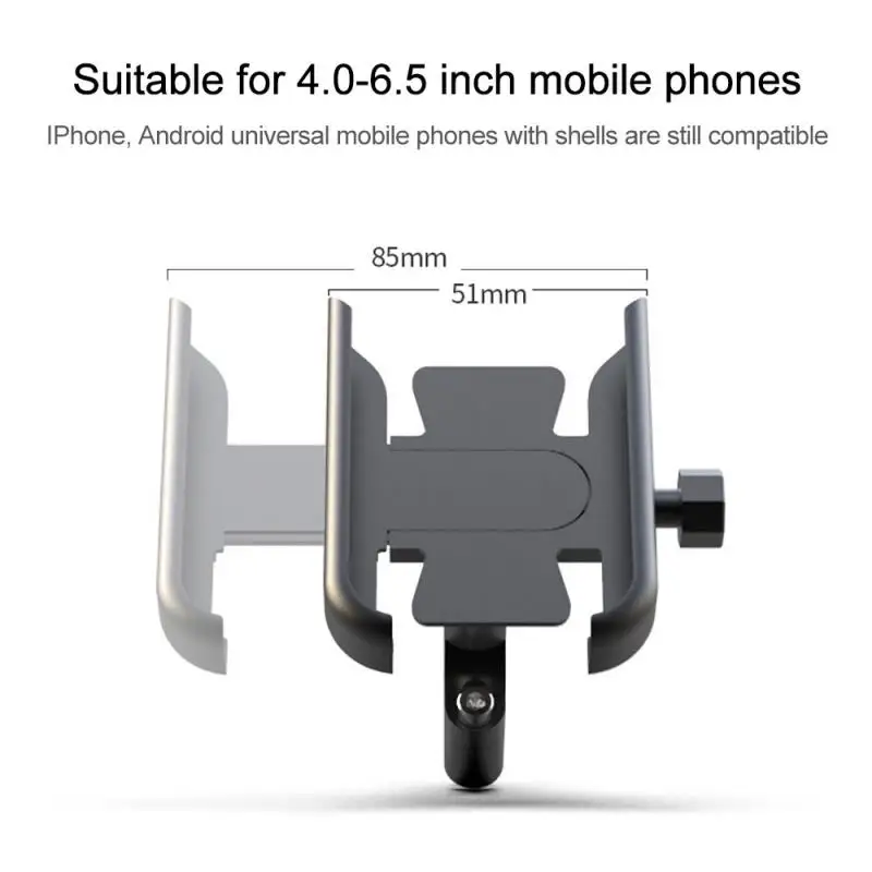 

New Type Aluminum Alloy MTB Road Bike Motorcycle Bicycle Shockproof Fixed Navigation Bracket Riding Equipment
