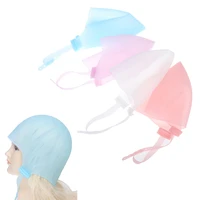 2pcsset silicone colouring hair highlights cap with needle hair dye hat styling tools