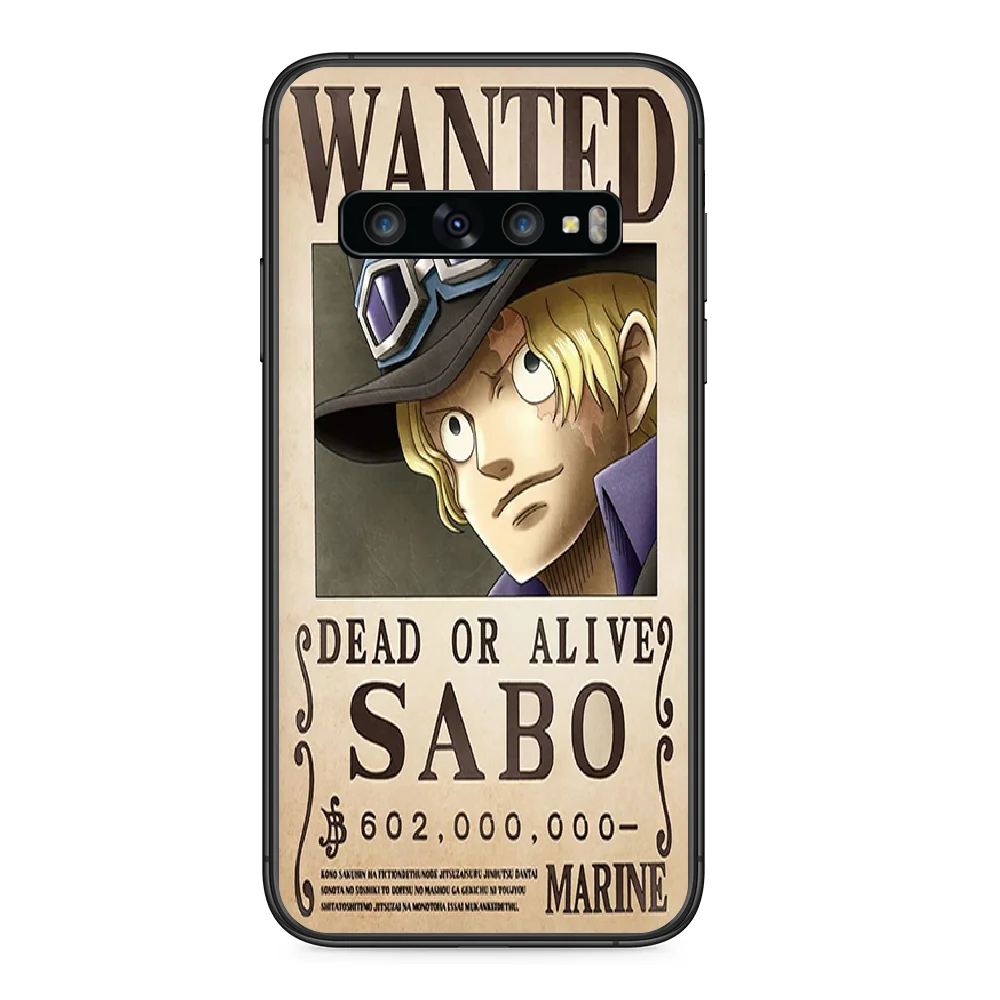 Чехол для телефона One Piece Anime для Samsung Galaxy S 10 20 3 4 5 6 7 8 9 Plus E Lite Uitra черный кок фэшн бампер арт Этюи он.