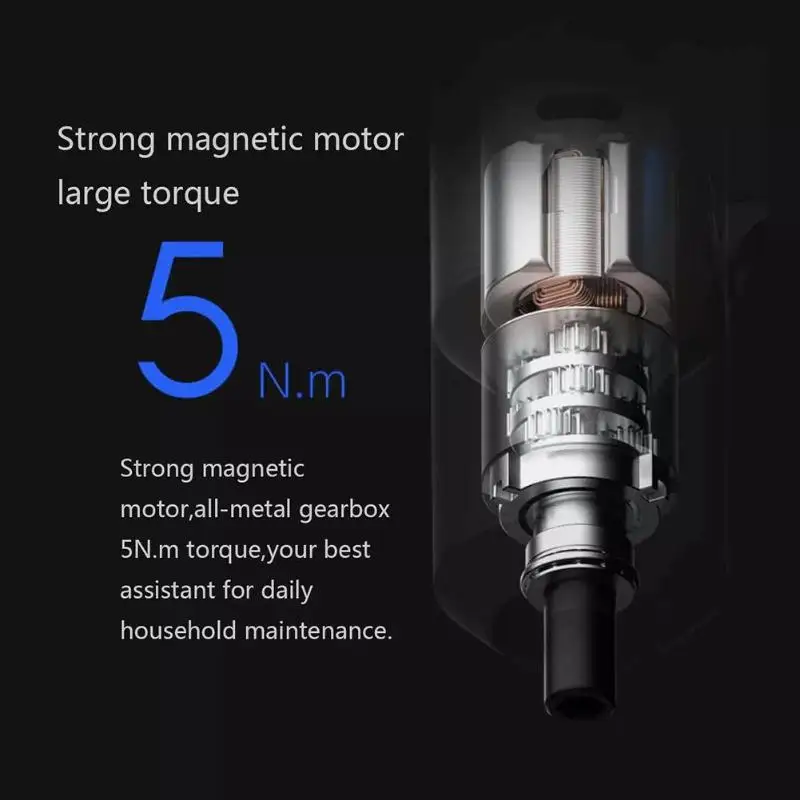 Для Xiaomi Mijia электрическая отвертка 3,6 V 2000mah аккумулятор патент беспроводная конструкция 5N. M Крутящий момент Беспроводная перезаряжаемая отвертка