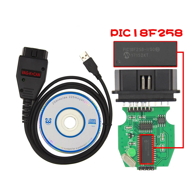 Диагностические инструменты Beyisi VAG K CAN Commander 1 4 FTDI PIC18F25K80 OBD2 Автомобильные