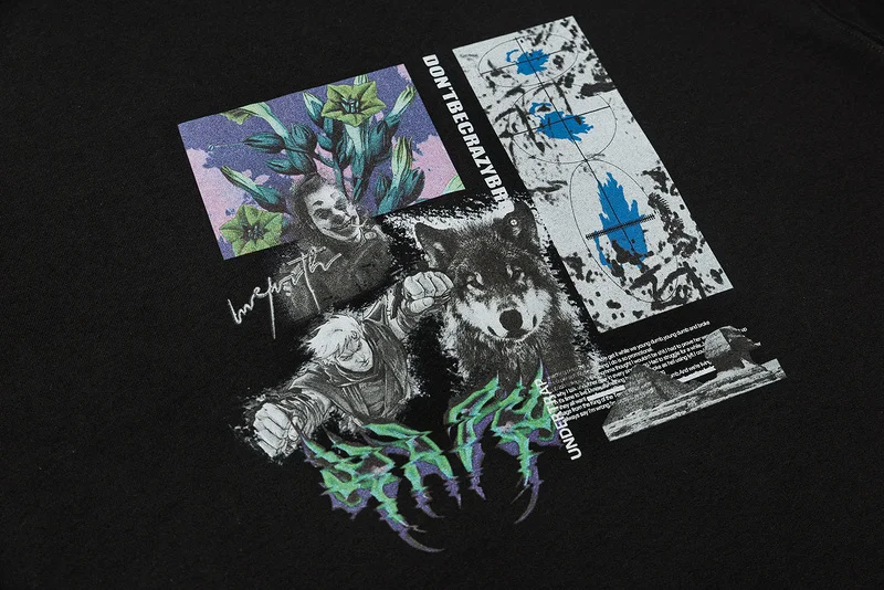 

High Quality Graffiti Street Culture Print Small Icon Men Women Couples T Shirt Oversized 100% Cotton T Shirt Men Leisure Loose