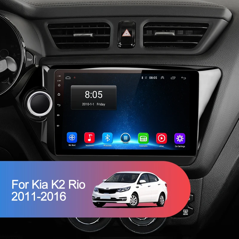 AWESAFE для KIA RIO 3 2011 2012 2013 автомобильный Радио мультимедийный видео плеер gps No 2din 2 din Android 8,1 2G+ 32G