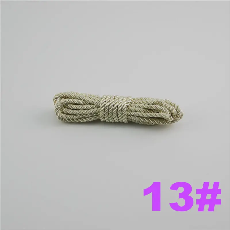 13 FASMILEY DIY Cord Jewelry findings 3 мм плетеный Канат мульти сплошной Цвет витая нить DIY аксессуары строка товарами на расстоянии до 20 м DS217 - Цвет: 13