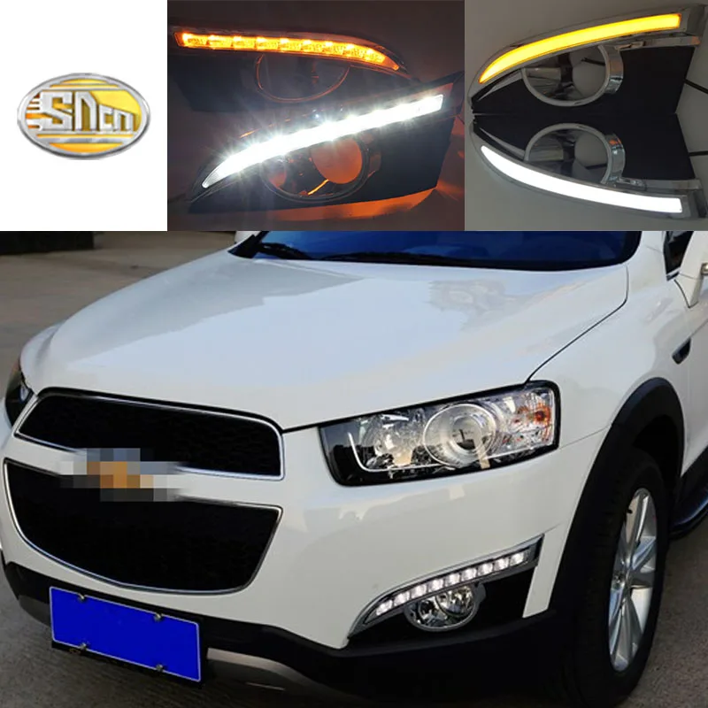 Указатели поворота для Chevrolet Captiva 2011 2012 2013 12 В светодиодные дневные ходовые огни с
