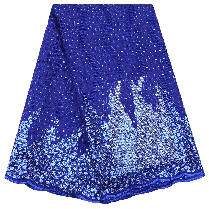 

African Brocade Lace Fabric 2020 High Quality Lace French Lace Material Beautiful Sequined Lace Fabric For Wedding Dress 1798