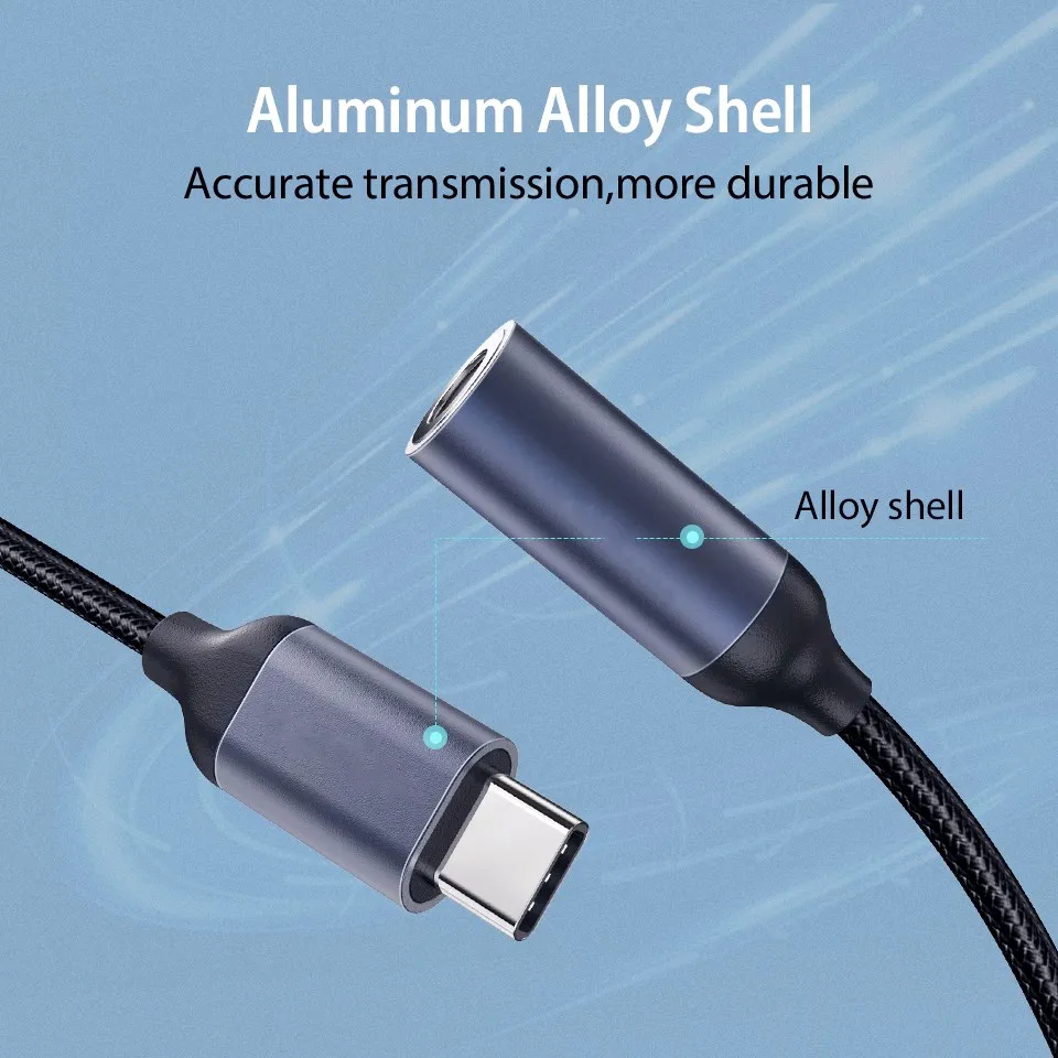 Разъем для наушников Usb type c 3 5 мм аудиокабель aux usb 1 Type C аудиоразъем AUX Samsung Huawei Xiaomi