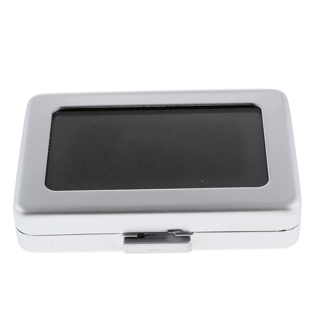 

Gemstone Diamond Storage Box Organizer Jewelry Case - Black, Single