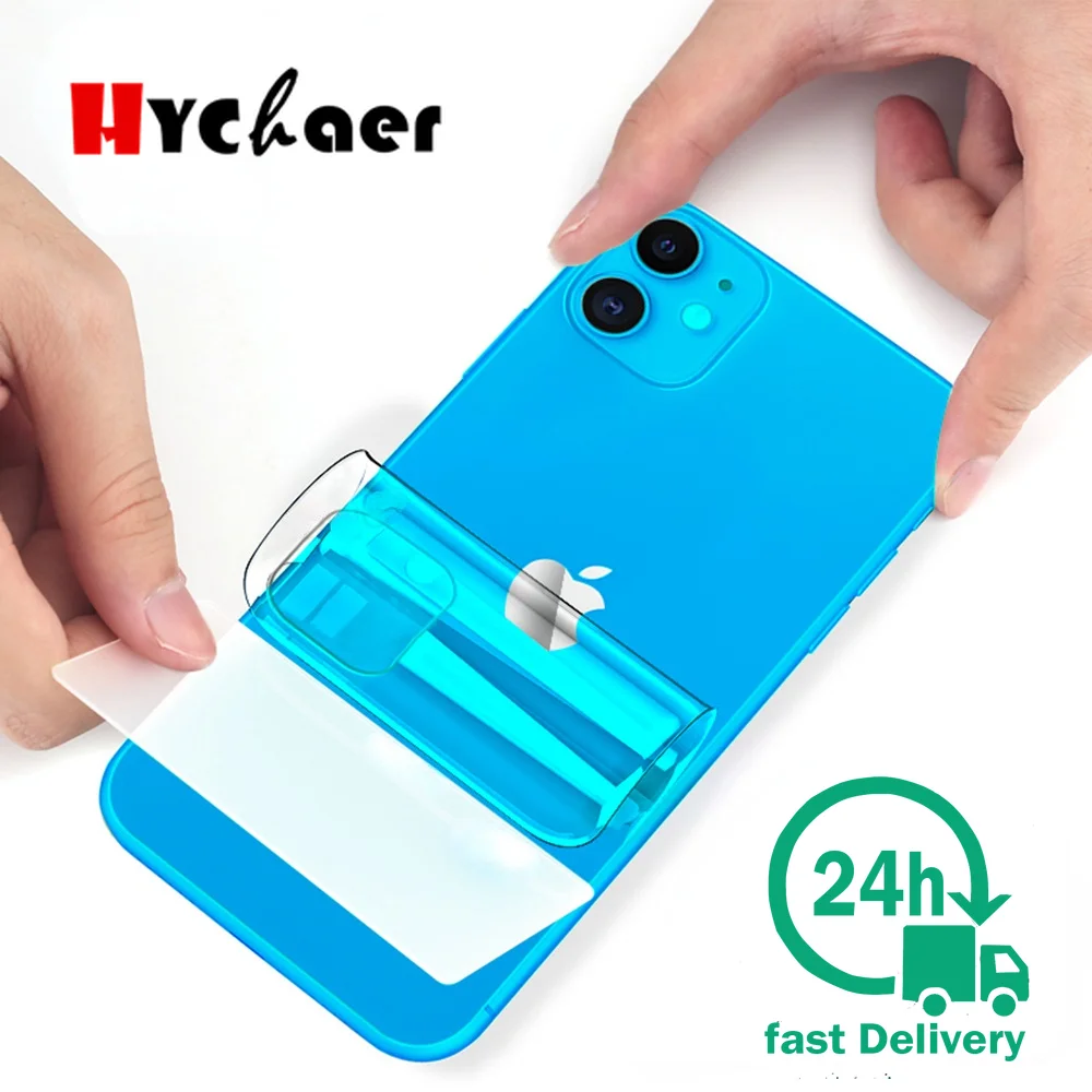2Pcs Hydrogel Film For iPhone 12 13 mini 11 Pro XS MAX X XR Screen Protector iP 7 8 6 Plus SE Back Protection Not Glass | Мобильные