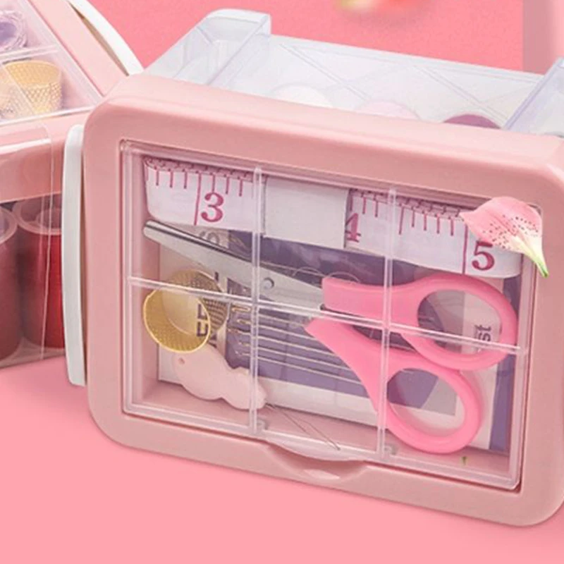 Аксессуары для шитья портативная коробка игла квилтинга ниток вышивки рукоделия