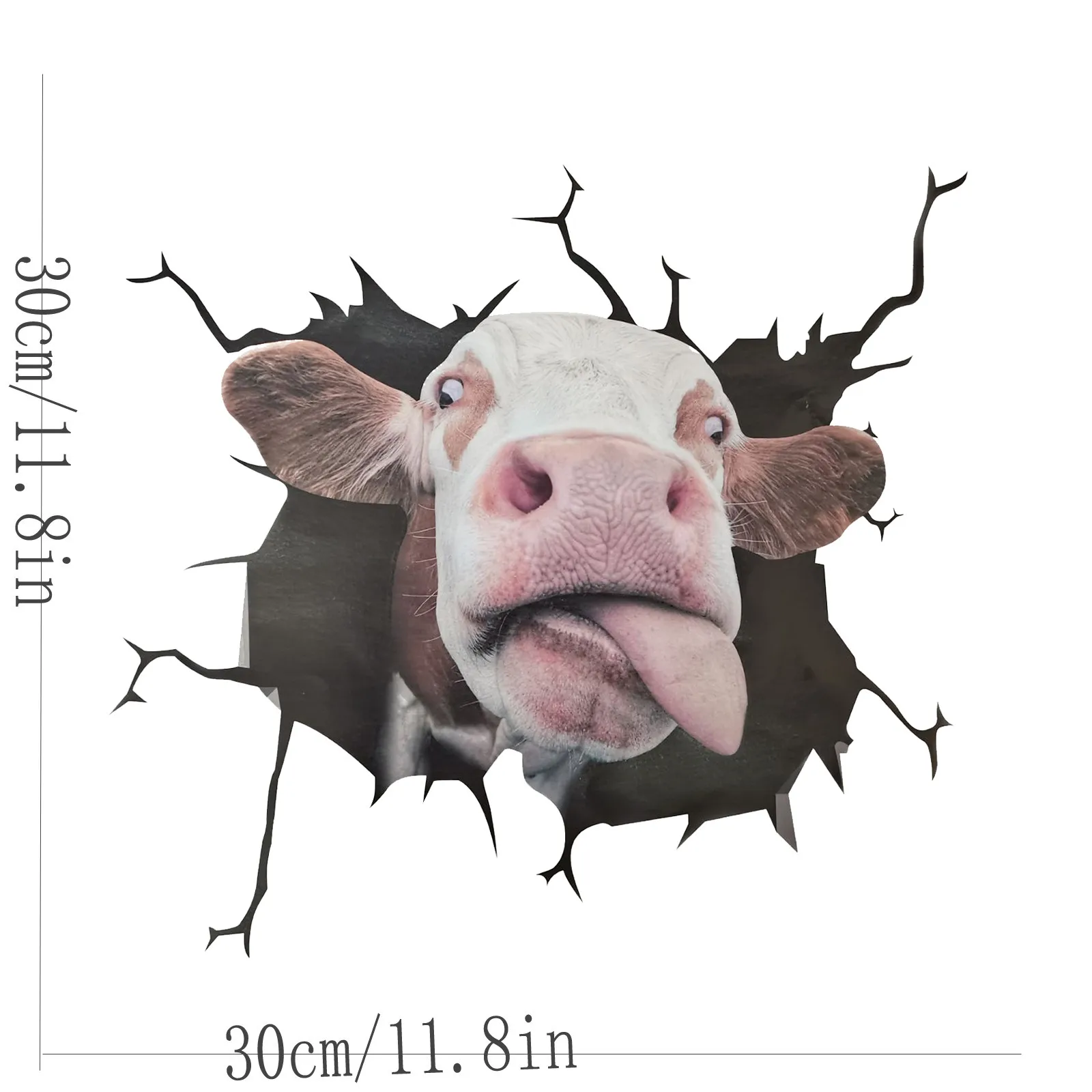 

2021 Home And Garden Decoration Cow Cattle Car Sticker Pet Funny Puppy Lover Decoration S Window Paste Stickers