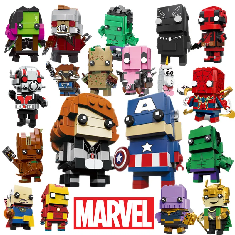 Куклы Marvel Мстители Локи Черная Вдова Человек паук Железный человек Супергерой