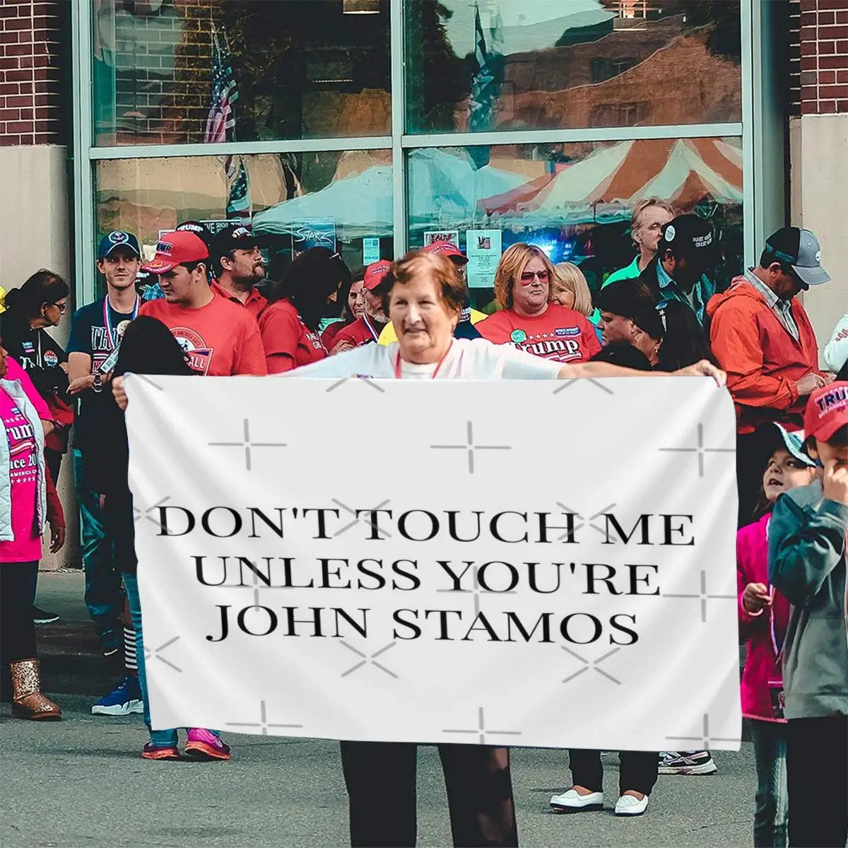 

Don't Touch Me Unless You're John Stamos Flag Trump Flag Flag Lgbt Scotland