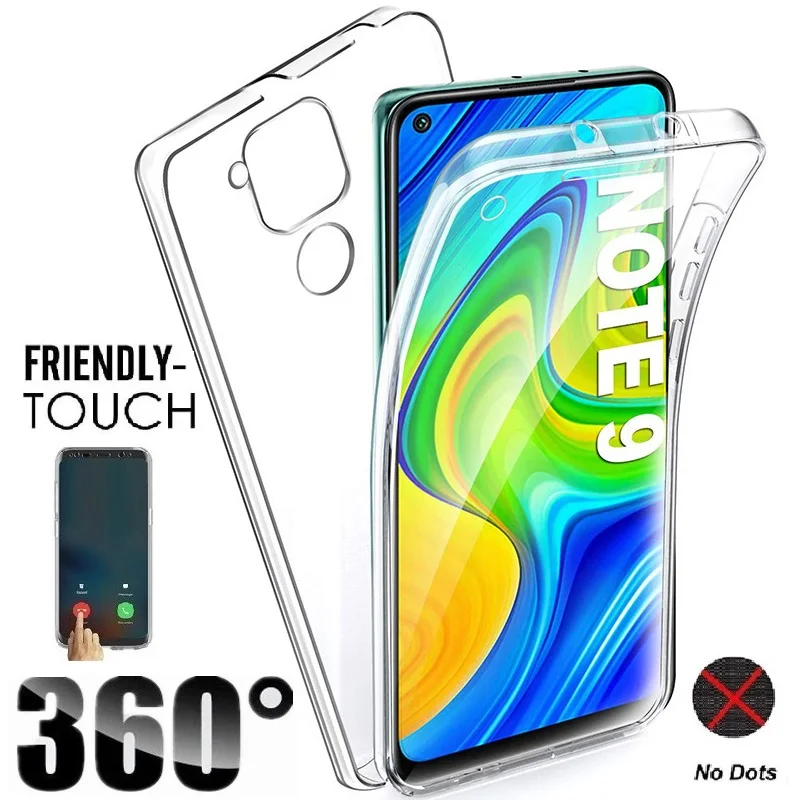 360 всего тела Не доставая его из чехла Xiaomi Note 10 Lite 10T Pro Poco X3 NFC M3 Redmi 9S 10S 9T 9Pro 8T 7A