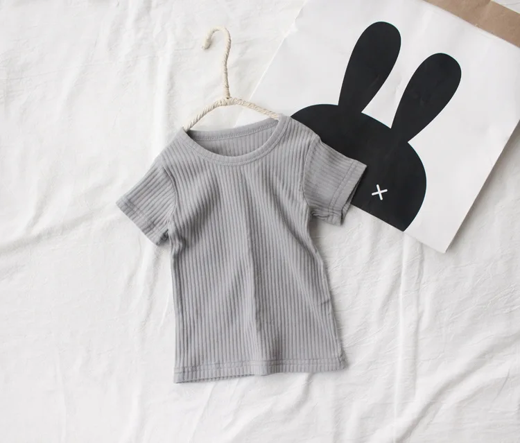 Топы для детей на лето 2020 детская одежда хлопковые футболки девочек и мальчиков