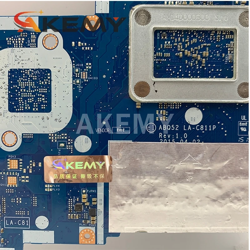 

For HP 15-AC Series Laptop Motherboard 815248-601 815248-501 ABQ52 LA-C811P With SR29H N3050 CPU