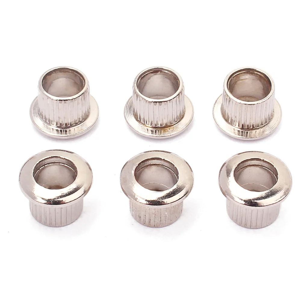 

6pcs Vintage Guitar Tuning Pegs Tuner Machine Heads Conversion Bushings Adapter Ferrules External Diameter 8mm Inner Diameter 6m