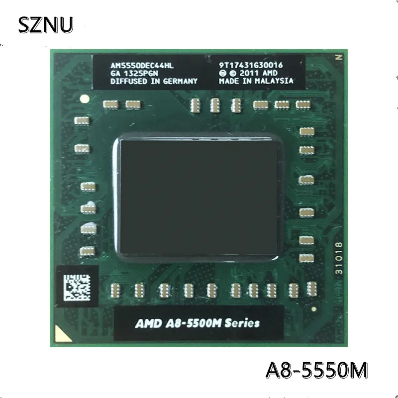 

AMD A8-Series A8-5550M A8 5550M 2.1 GHz Quad-Core Quad-Thread CPU Processor AM5550DEC44HL Socket FS1