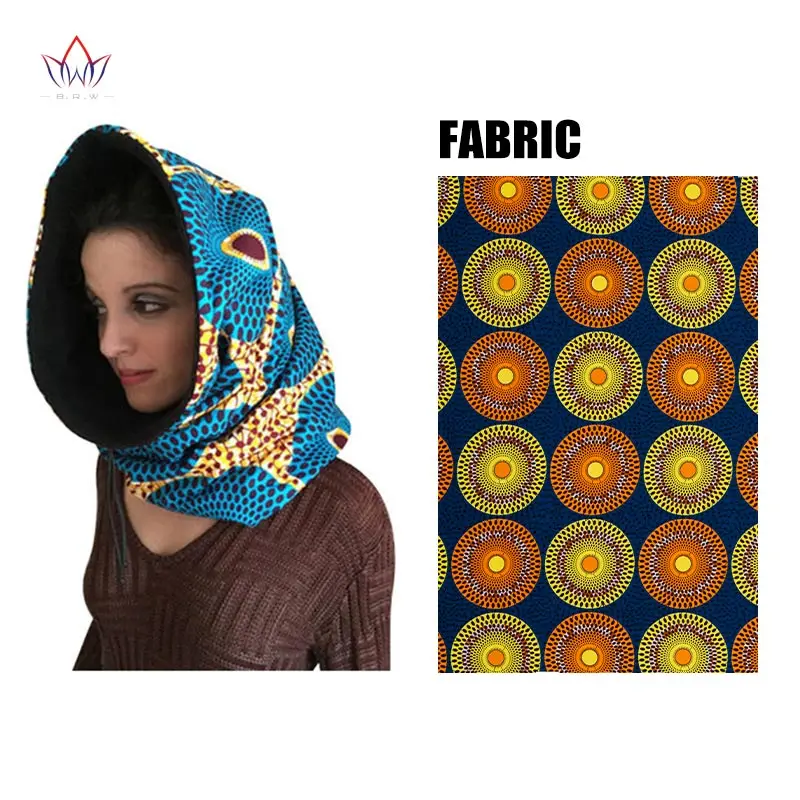 Шарф BRW в африканском стиле шарф с принтом виде воска для головы женщин хлопковые