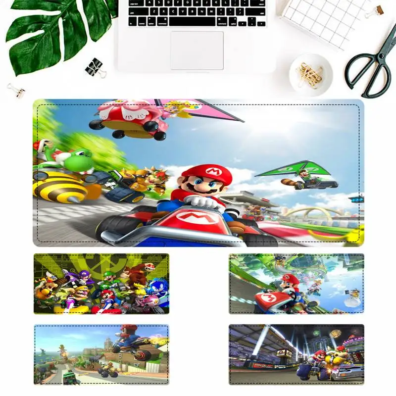 

Girly Mario Kart Mouse Pad Laptop PC Computer Mause Pad Desk Mat For Big Gaming Mouse Mat For Overwatch/CS GO