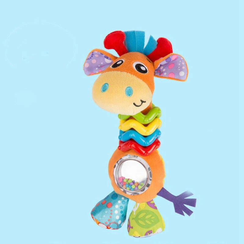 

0 12 Months Mobile on the bed Giraffe Toys Rattles Educational Baby Toys For Babies Infant Newborn Kids Animals Cute Baby Rattle