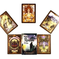 new arrival high quality mists of avalon oracle tarot cards fortune guidance telling divination tarot deck board game 36 pcs