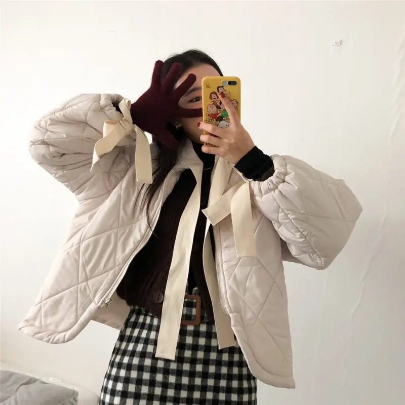 Горячая Распродажа милая теплая женская бежевая верхняя одежда высокого