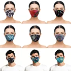 Маска с цветами для лица, повседневная маска для косплея, маски с принтом, тканевая маска для взрослых, моющаяся многоразовая маска для рта, женская маска для лица