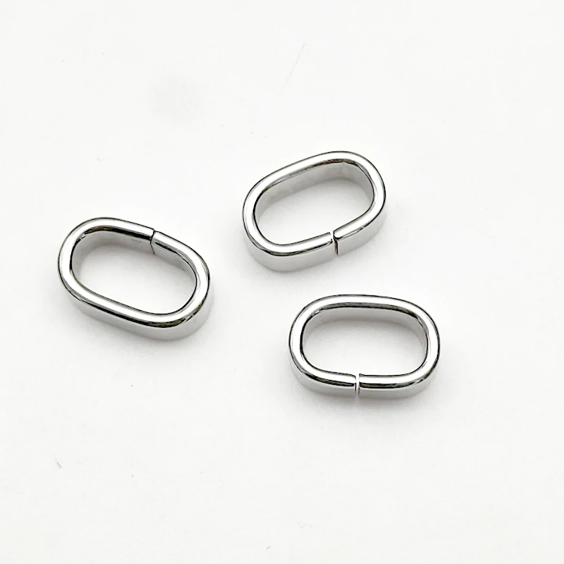 5 шт. бусины из нержавеющей стали с квадратным отверстием 12x6 мм