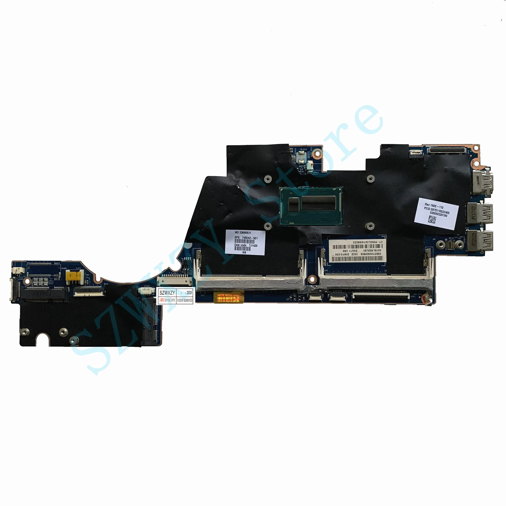 SZWXZY для Lenovo Легион Y520 Y520-15IKBM Материнская плата ноутбука 5B20P24353 с i5-7300HQ процессор GTX