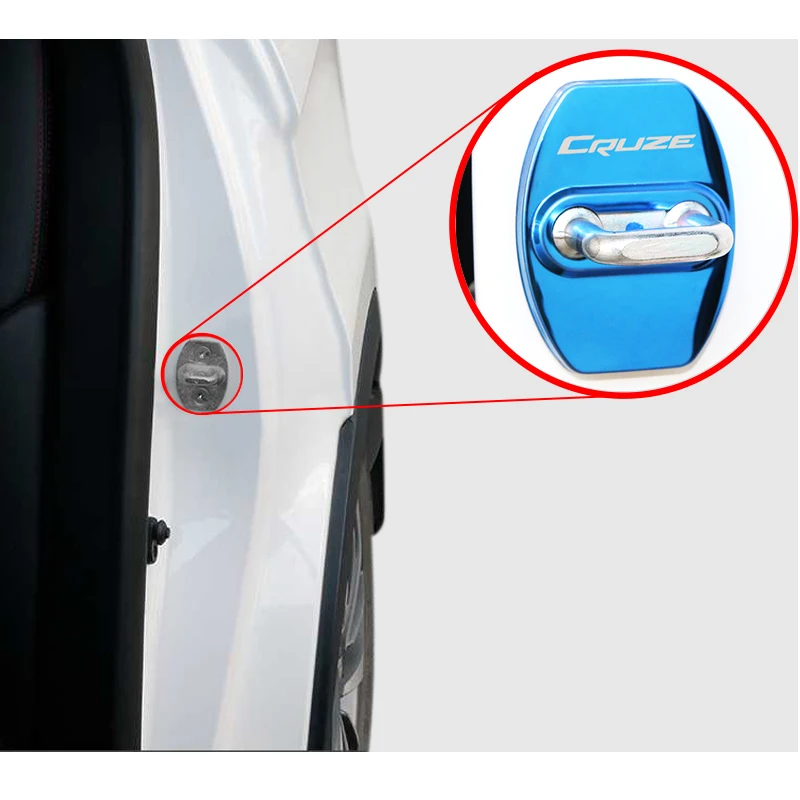 4 шт. крышка дверного замка автомобиля защитная пряжки Антикоррозийные