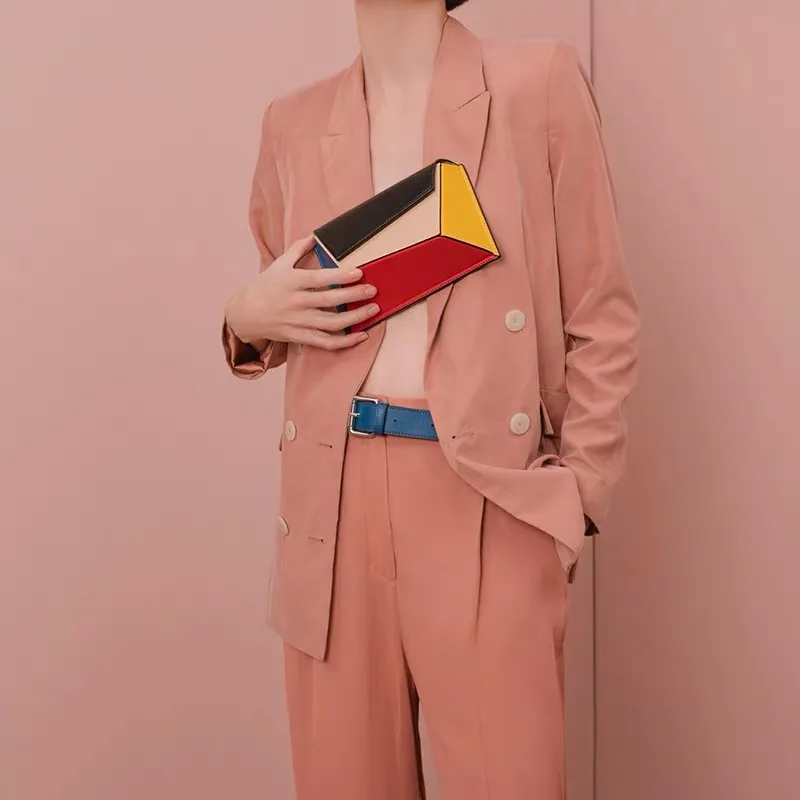 Модный геометрический пояс обернутая Сумка женская кожаная сумка через плечо