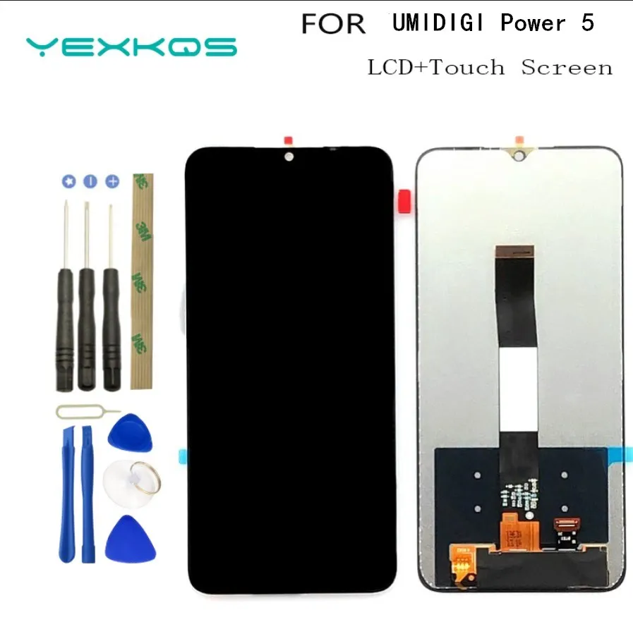6 3 &quotОригинальный ЖК-дисплей UMIDIGI Power 5 замена для телефона с инструментами |