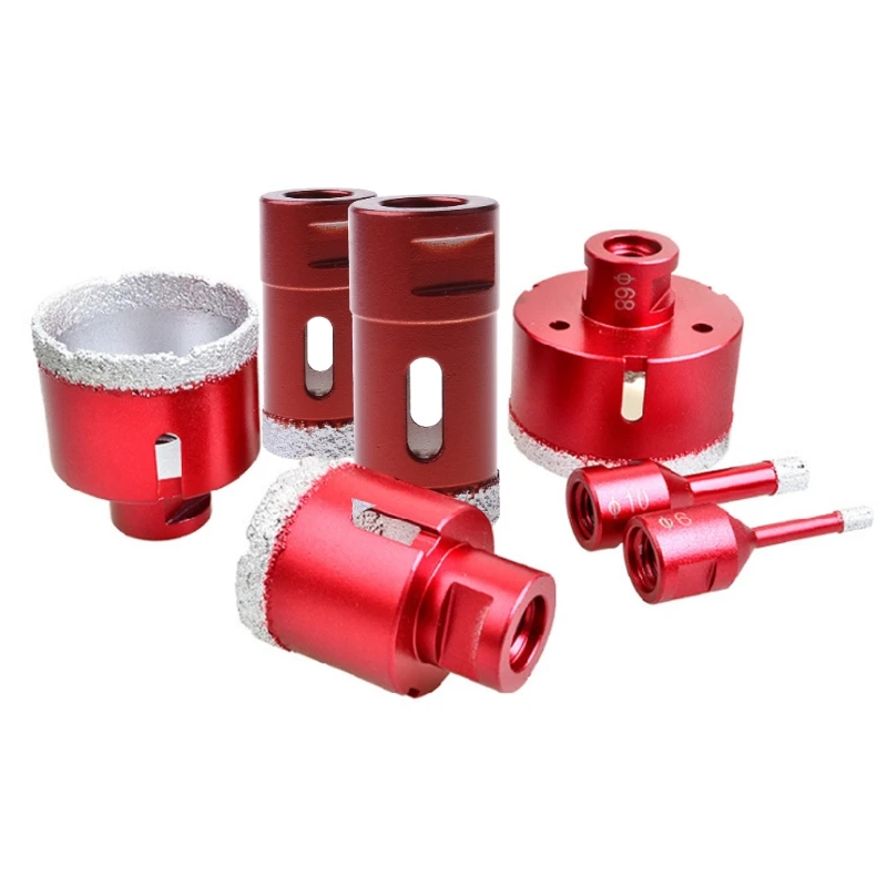 

6-75mm M14 Vacuum Brazed Drill Bit High Hardness Less Resistance Hole Saw Cutter Opener for Marble Concrete Ceramic Tile C7AD