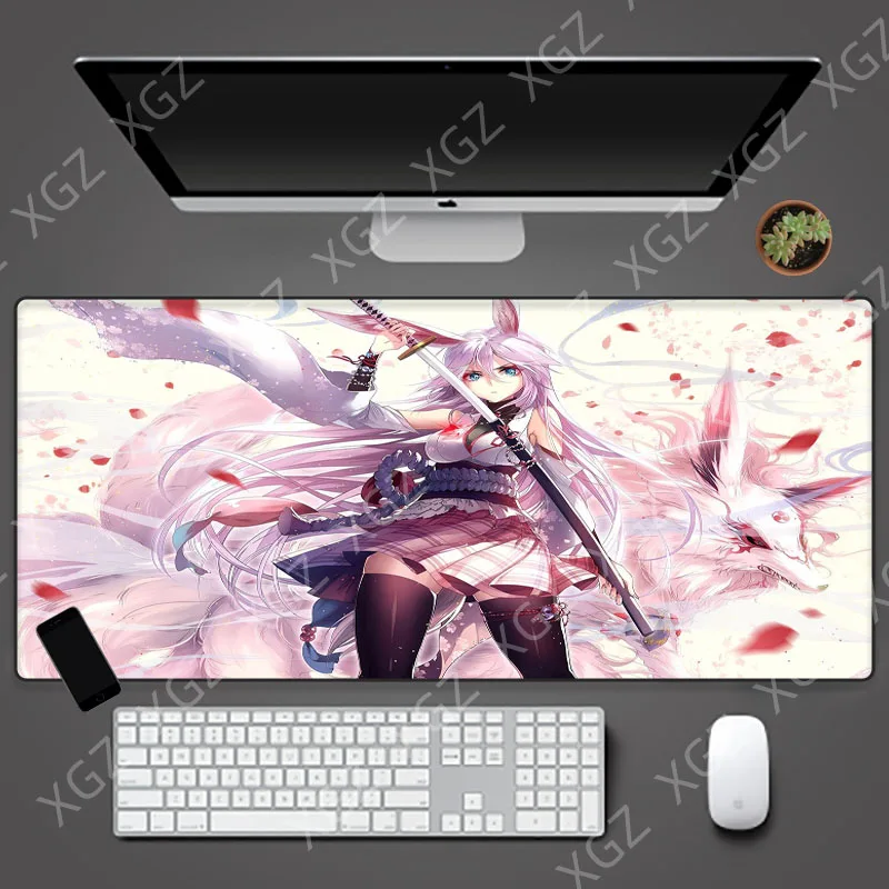 

Высококачественный красивый Аниме Коврик для мыши Yuzuoan XL, Бесплатная доставка, большой грязеотталкивающий и износостойкий коврик для клави...