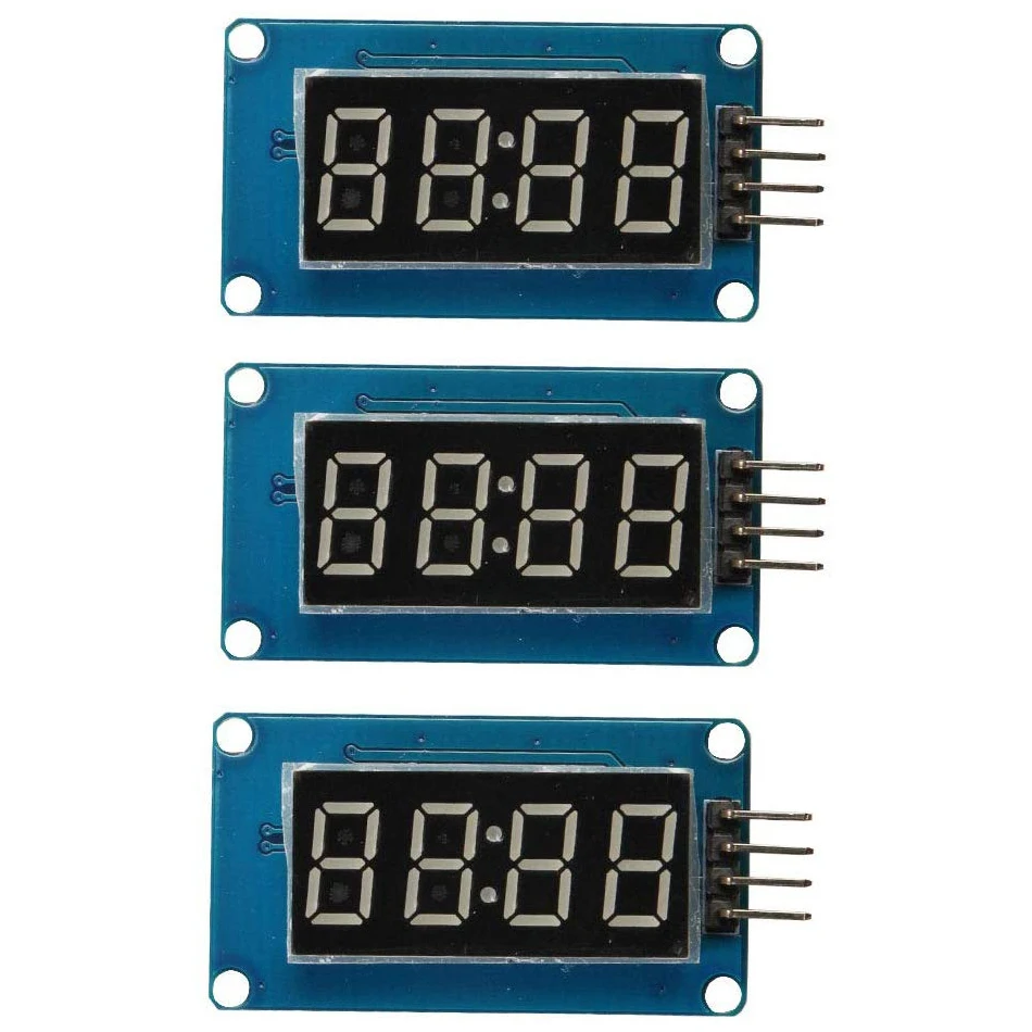 

1 шт. TM1637 4 бит цифровой светодиодный Дисплей модуль для arduino 7-сегментный 0,36 дюйма часы красный анод трубки четыре Последовательный драйвер п...