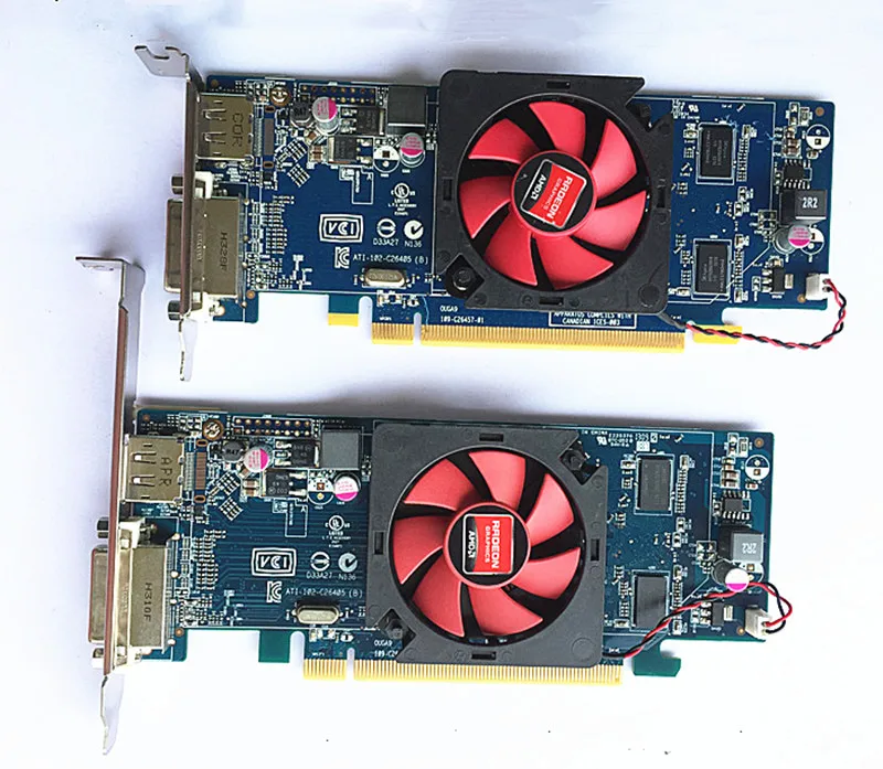 

High Quality Original AMD hd7470 1g graphics card Full height half height knife card DP HD port Video card Applicable to HP DELL