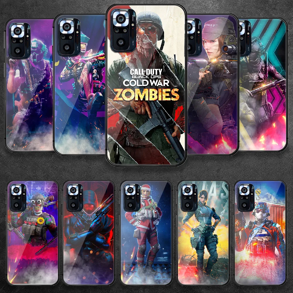 

Call-C-Of-O-Duty-D Game Tempered Glass Phone Case Cover For Xiaomi Redmi Note 7 8 9 10 A C T S Pro K 30 40 Back Shell Cover