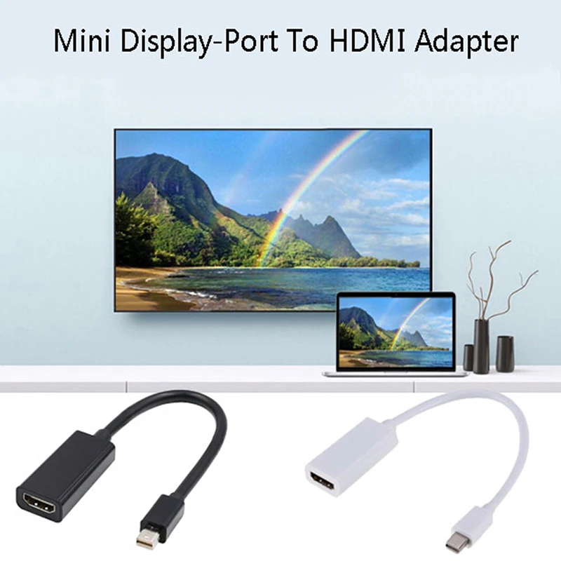 1 шт. DP к HDMI кабель адаптер папа женскому для Macbook Lenovo Dell Дисплей порт 1080P конвертер|