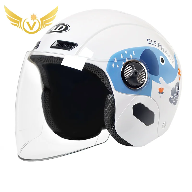 Мотоцикл синий Casco Go Kart скутер Мотор фургон мотоциклетные линзы винтажные шлемы