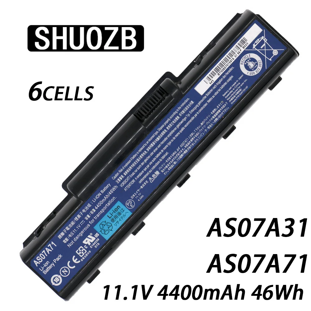 Аккумулятор для ноутбука AS07A71 AS07A31 Acer Aspire 2930G 4740G 5738G 4930 5735 5740 AS07A32 AS07A41 AS07A42 AS07A51 AS07A52