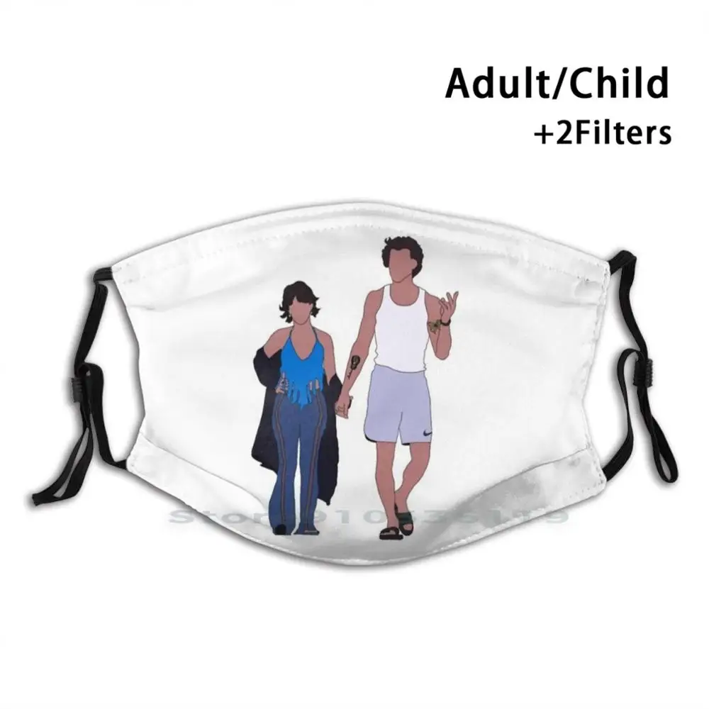 

Camila Cabello And Shawn Mendes Walking In Miami Adult Kids Washable Funny Face Mask With Filter Shawn Mendes Shawn Mendes