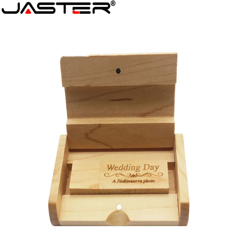 USB-флеш-накопитель JASTER wodden деревянный с коробкой 4/8/16/32/64/2 0 ГБ | Компьютеры и офис