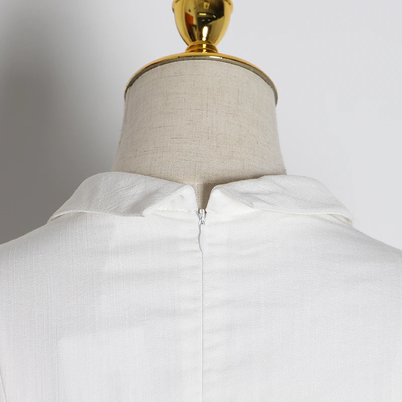 Женское платье Русалка TWOTWINSTYLE весеннее приталенное с рукавами фонариками