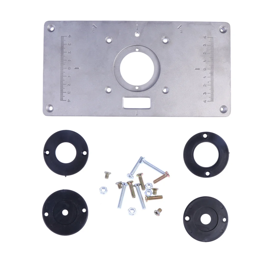 

Multi-functional Router Table Insert Plate Set for Woodworking Bench MAKITA 700C - 235mm x 120mm x 8mm