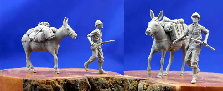1/35 модельная фигурка из смолы комплект Unassambled Неокрашенный 1011|Наборы для сборки